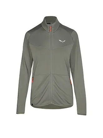 SALEWA | Damen Fleecejacke Puez Cammino Polarlite | olive